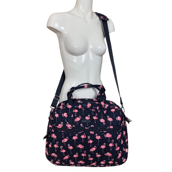 Vera Bradley Bags Vera Bradley Flamingo Fiesta Navy Blue And Pink